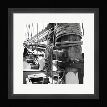 Framed Ship Shape I Print