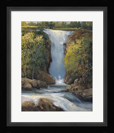 Framed Snow Melt I Print