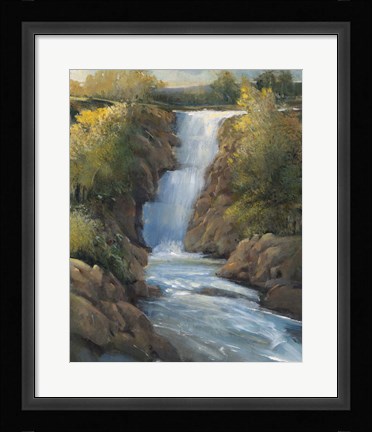 Framed Snow Melt II Print