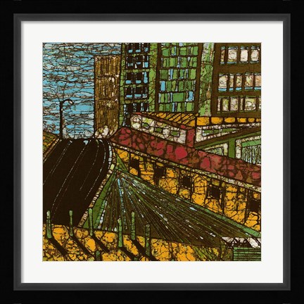 Framed City One Print