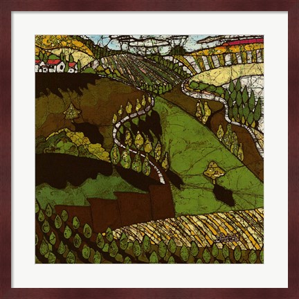 Framed Cypress Road Print