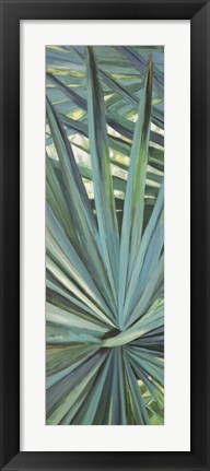 Framed Fan Palm I Print