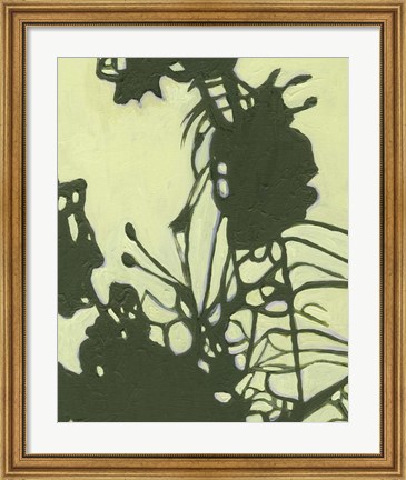 Framed Exotic Silhouette I Print
