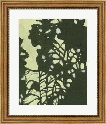 Framed Exotic Silhouette II Print
