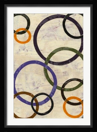 Framed Round-n-Round I Print