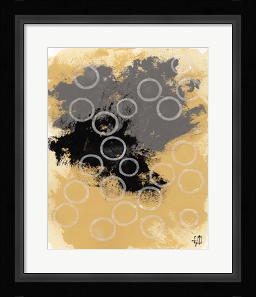Framed Disco Lemon Juice II Print
