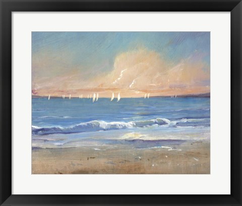 Framed Sailing Breeze I Print