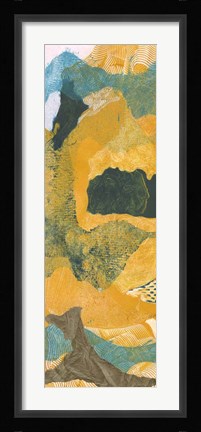 Framed Mountain Shapes I Print