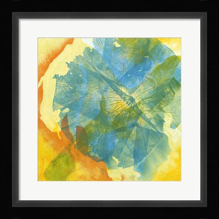 Framed Lotus Monotype II Print