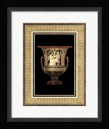 Framed Etruscan Earthenware IV Print