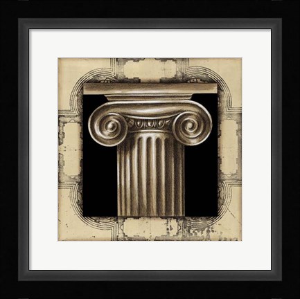 Framed Architectural Schema I Print