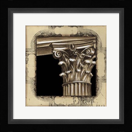 Framed Architectural Schema II Print