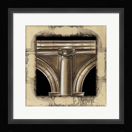 Framed Architectural Schema IV Print
