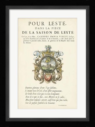 Framed Non-Embellished Bookplate VI Print