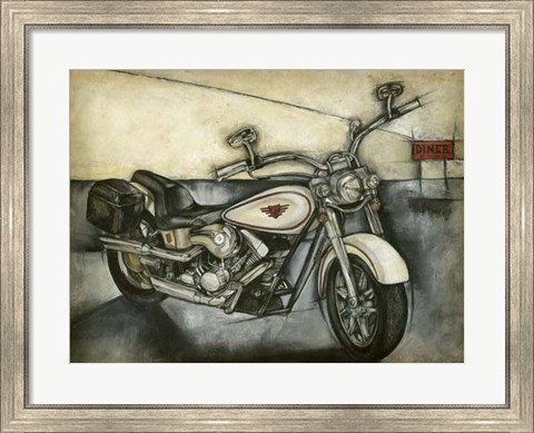 Framed Motorcycle Memories I Print