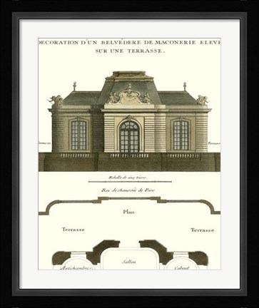 Framed Belvedere Palace I Print