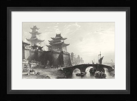 Framed Western Gate, Peking Print