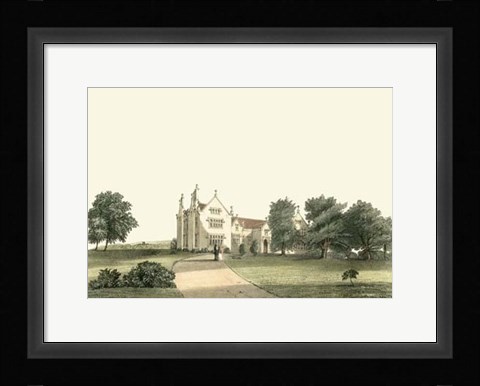 Framed Lancashire Castles V Print