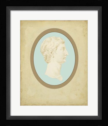 Framed Spa Cameo I Print