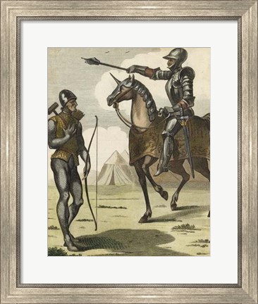 Framed Armored Soldiers II Print