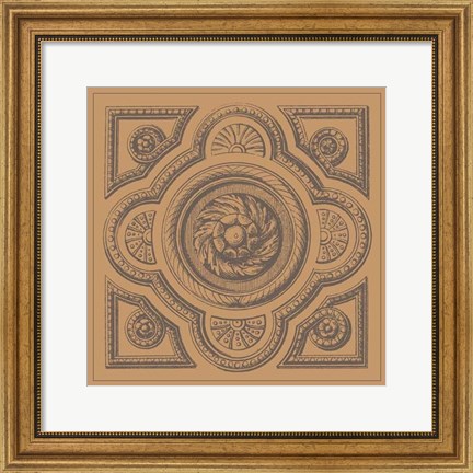 Framed Terra Cotta Tile VI Print