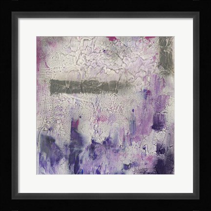 Framed Dusty Violet I Print