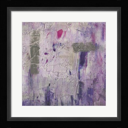 Framed Dusty Violet II Print