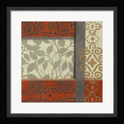 Framed Mandarin Scroll II Print