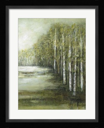 Framed Tranquil Waters II Print