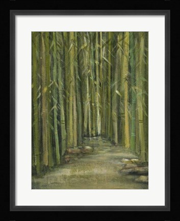 Framed Bamboo Pond Print