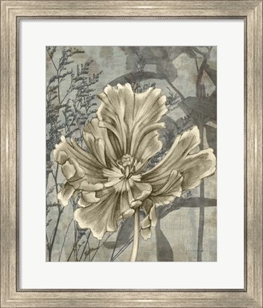Framed Tulip &amp; Wildflowers II Print
