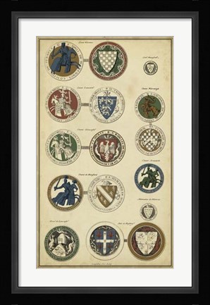 Framed Imperial Crest I Print