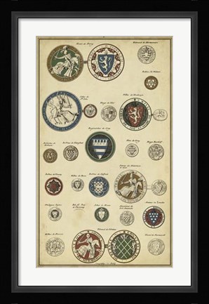 Framed Imperial Crest II Print