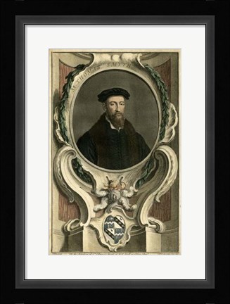 Framed Portrait VI Print