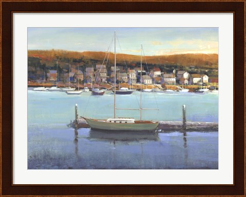 Framed Harbor View II Print