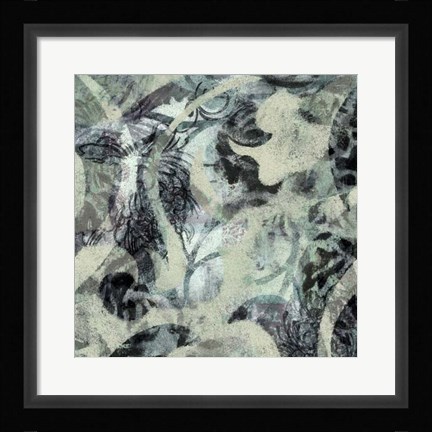 Framed Layered Patterns I Print