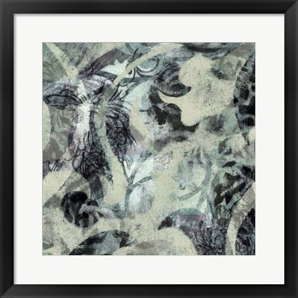 Framed Layered Patterns I Print