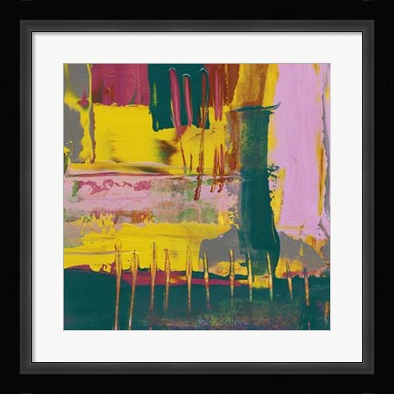 Framed City Lights II Print