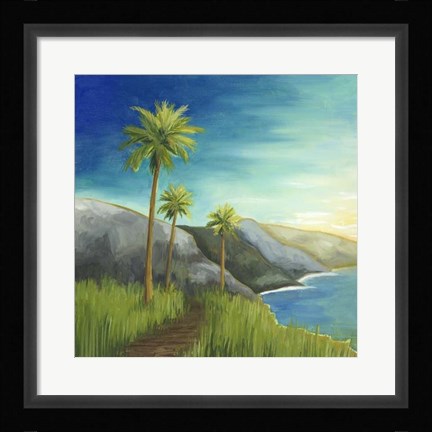 Framed California Coast I Print