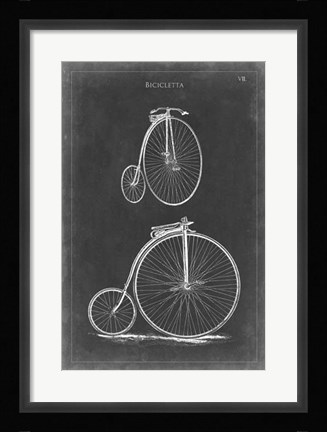 Framed Vintage Bicycles II Print