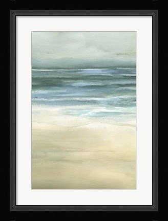 Framed Tranquil Sea II Print