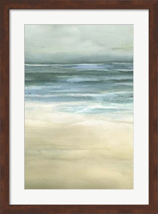 Framed Tranquil Sea II Print