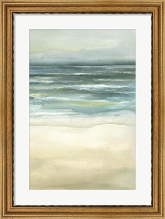 Framed Tranquil Sea III Print