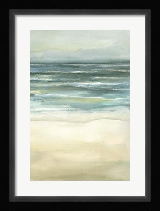 Framed Tranquil Sea III Print