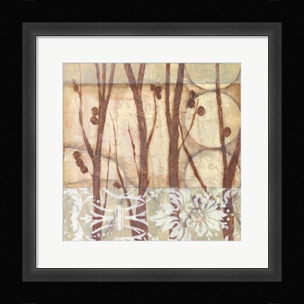Framed Small Willow and Lace III Print
