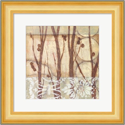 Framed Small Willow and Lace III Print