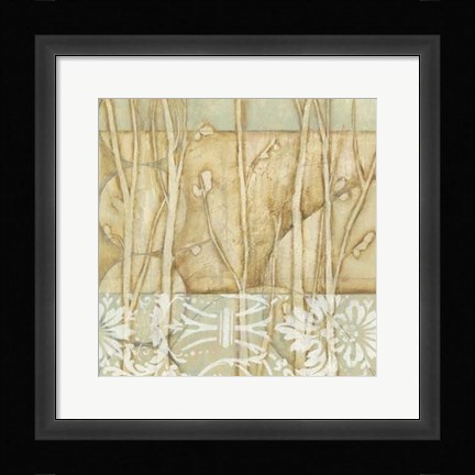Framed Small Willow and Lace IV Print