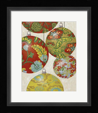 Framed Christmas Cheer II Print