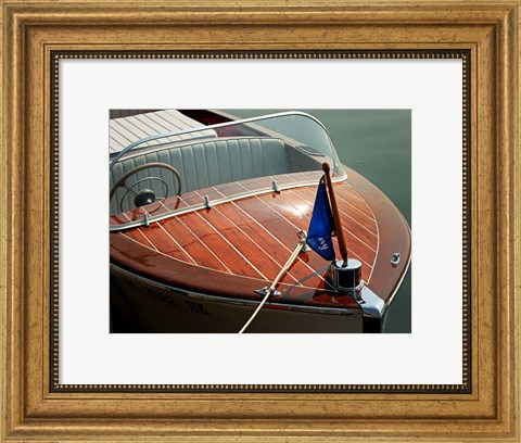 Framed Antique Boating III Print
