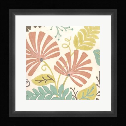 Framed Veranda Floral IV Print